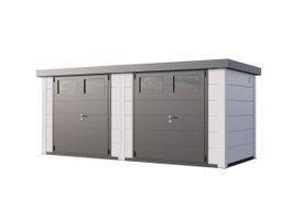 Telluria Eleganto DUO 2721 metalen tuinhuis Foto van Telluria Eleganto DUO 2721 metalen tuinhuis