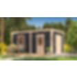 Foto von WoodAcademy holzern Gartenhaus Garnet Excellent nero 680x400 cm