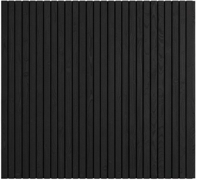 Zwart Designwand Verticaal Achterwand 580 cm