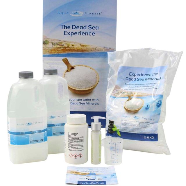 AquaFinesse The Dead Sea Salt Experience Kit with sanitzing granular
