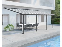 Foto von Palram - Canopia Olympia Aluminium Überdachung Grau