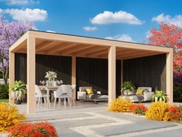 Foto von Kirk and Michaels Douglasien Überdachung Serius nero