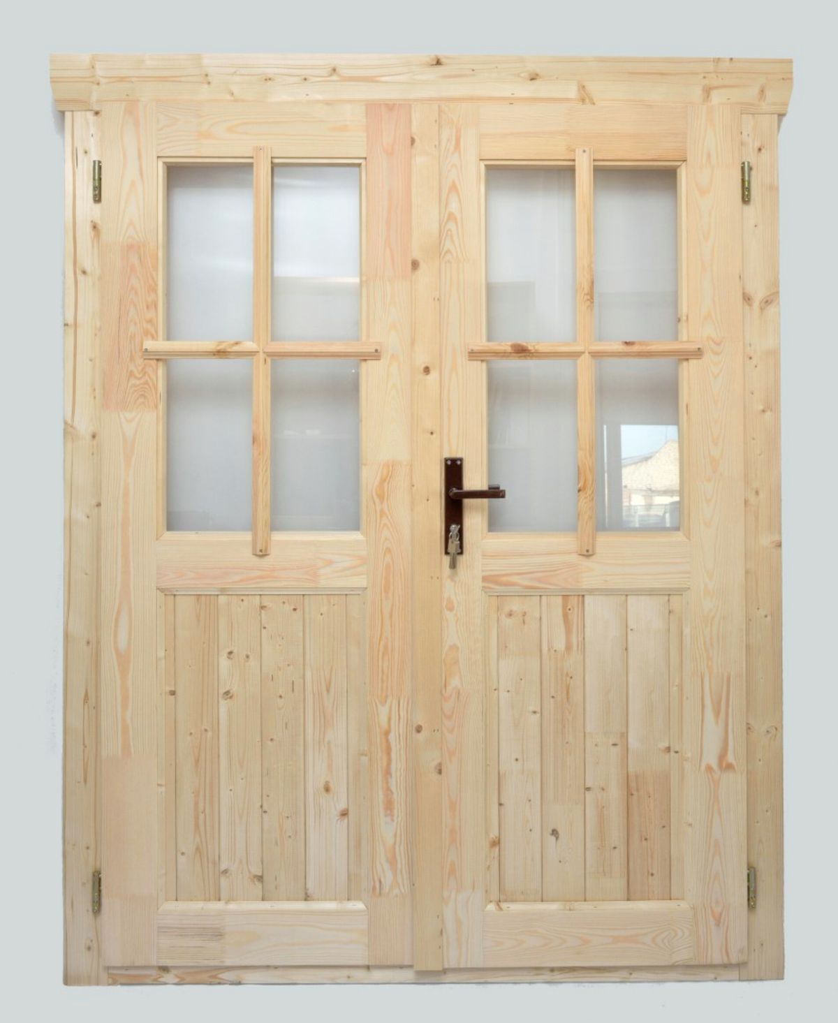 Azalp dubbele deur half glas - 140x199 cm