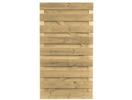 Foto van Azalp tuindeur recht horizontaal 180x100 cm