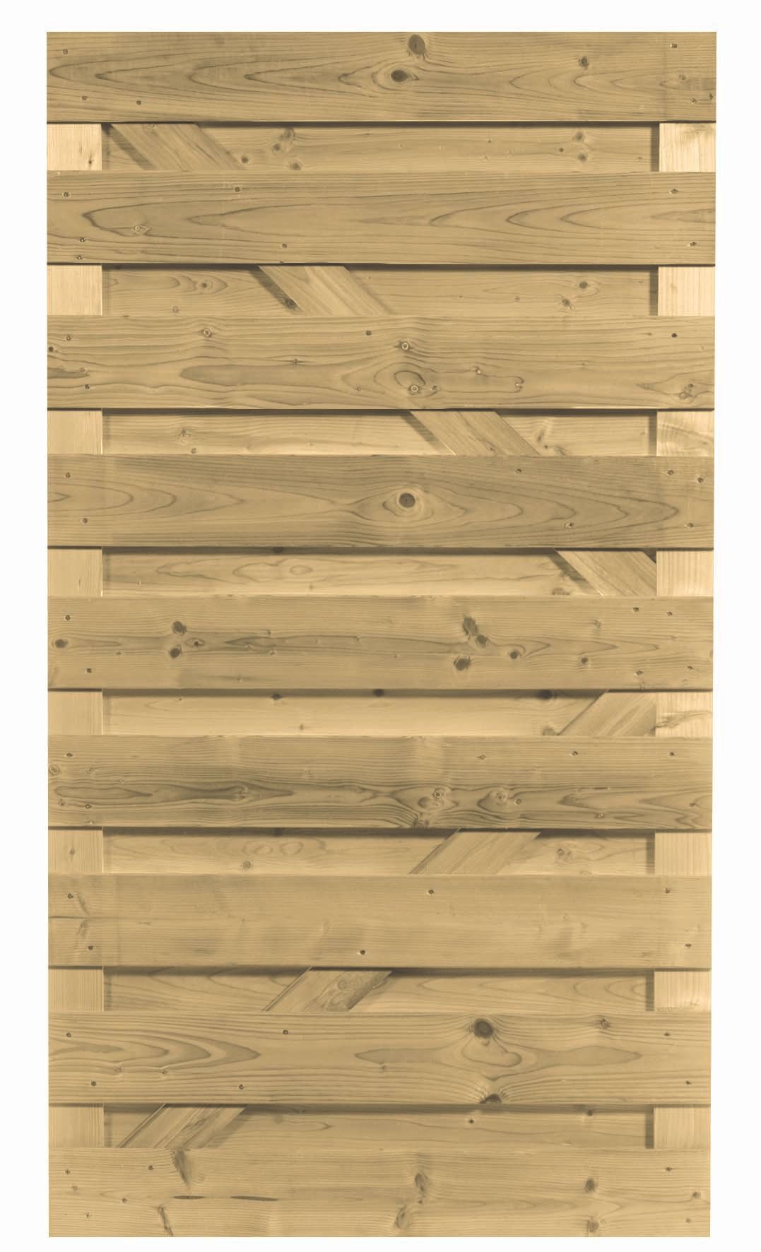 Azalp tuindeur recht horizontaal 180x100 cm