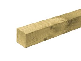 Foto van Azalp ME Vuren Paal vierkant Geschaafd 140 x 140 mm