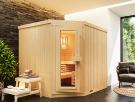 Foto van Azalp Elementhoeksauna Classic