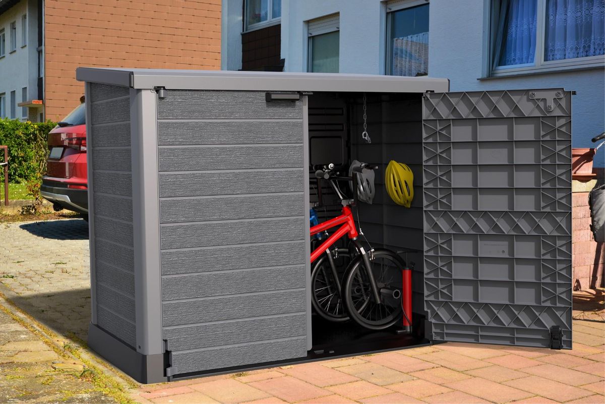 Duramax StoreAway 1200L Kunststoff- Mülltonnenlager