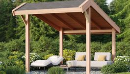 WoodAcademy Douglasien Schuppen mit Satteldach Tiara Foto von