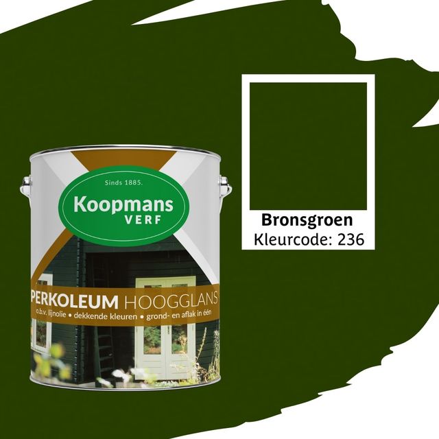 Koopmans Perkoleum Bronsgroen Hoogglans Dekkend 2.5L