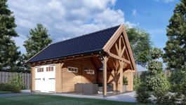 Trendhout de Hofstee XXL Schuppen mit Satteldach Foto von