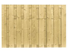 Azalp tuinscherm vurenhout recht verticaal Foto van Azalp tuinscherm vurenhout recht verticaal