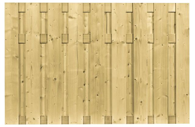 Azalp tuinscherm vurenhout recht verticaal