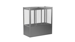 Keter Tuinkas Florentina 2x1 Kwartsgrijs metallic Foto van Keter Tuinkas Florentina 2x1 Kwartsgrijs metallic