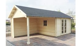 Azalp Blockhütte Marnix Foto von