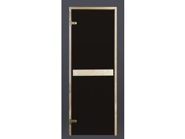 Foto von Ilogreen Saunatür Classic 89x189 cm bronze 8 mm