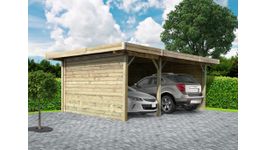 Foto van Solid S7757 Houten Carport