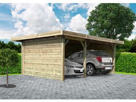 Foto van Solid S7757 Houten Carport