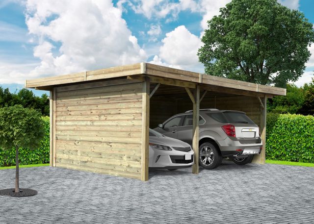 Solid S7757 Houten Carport