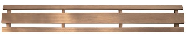 Azalp Rugleuning - Abachi 3 lats voor verlichting*