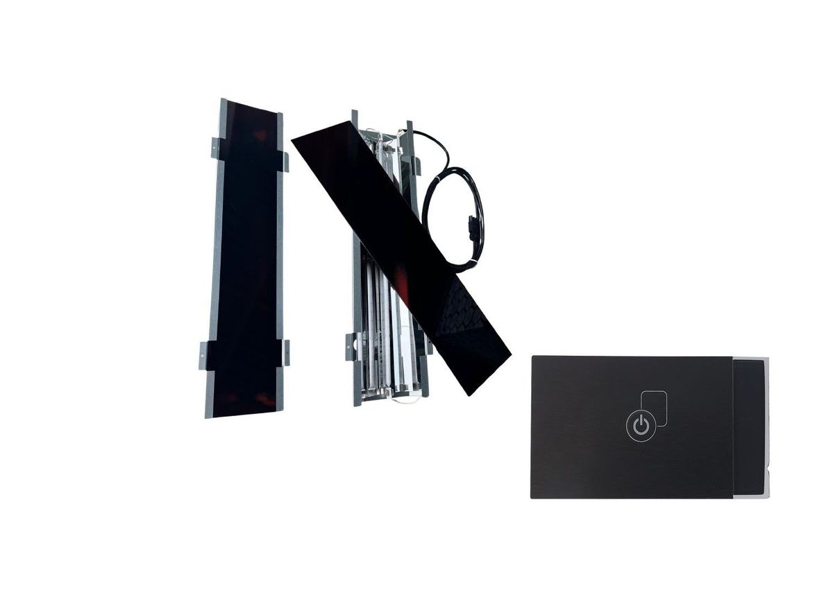 Azalp infraroodstraler set 500W - 2 stuks met Basic besturing
