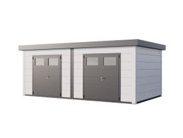 Telluria Eleganto DUO 3336 metalen tuinhuis Foto van Telluria Eleganto DUO 3336 metalen tuinhuis