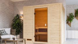 Karibu 6164 Selena binnensauna Foto van Karibu 6164 Selena binnensauna