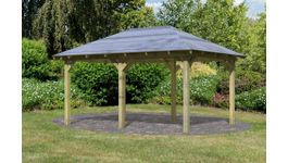 Karibu 68230 Gartenlaube Perida - Hochdruck Imprägniert Foto von Karibu 68230 Gartenlaube Perida - Hochdruck Imprägniert