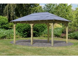 Foto von Karibu 68230 Gartenlaube Perida - Hochdruck Imprägniert