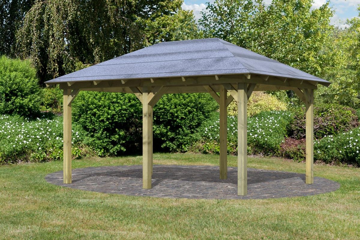 Karibu 68230 Gartenlaube Perida - Hochdruck Imprägniert