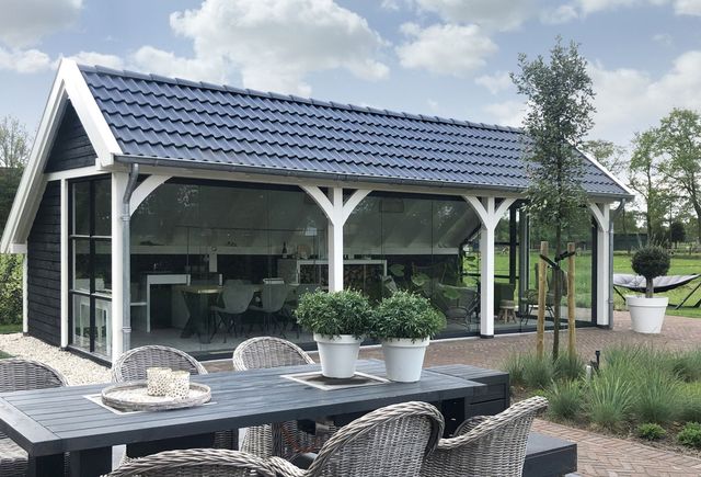 Trendhout de Hoeve XL Schuppen mit Satteldach