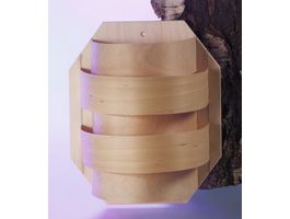 Hot Orange Sauna Wandlampenschirm small Foto von Hot Orange Sauna Wandlampenschirm small