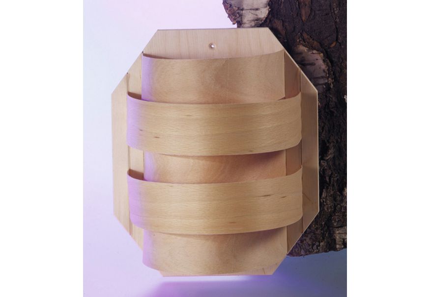 Hot Orange sauna lampscherm wandmodel small (O) Foto van Hot Orange sauna lampscherm wandmodel small (O)