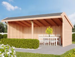 Foto von WoodAcademy Douglasien Schuppen mit Satteldach Knight