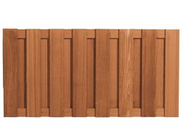 Foto van Azalp tuinscherm Bangkirai deluxe