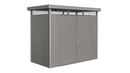 Biohort Highline H1 metalen tuinhuis Foto van Biohort Highline H1 metalen tuinhuis