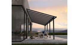 Palram - Canopia Olympia Aluminium Veranda grijs Foto van Palram - Canopia Olympia Aluminium Veranda grijs