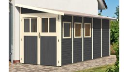 Karibu 73075 Wandlitz 5 Gartenhaus - Terragrau Foto von