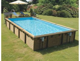 Foto von Ubbink Linéa 800 x 500 x 140 cm Holzpool