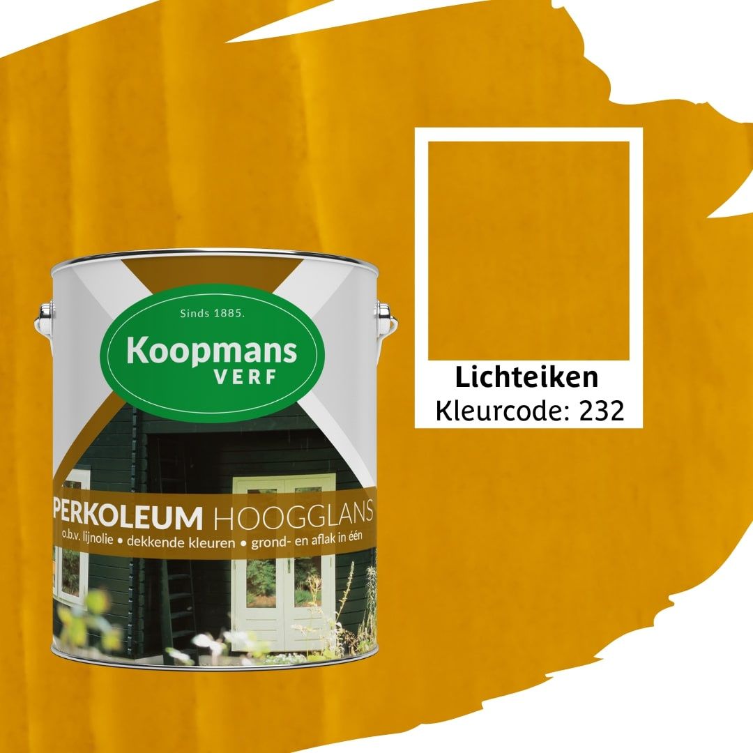 Koopmans Perkoleum Lichteiken Hoogglans Transparant 2.5L