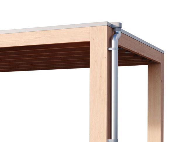 Azalp doppeltes Wasserabflussset Zink