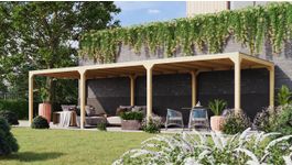 Karibu 97620 Cubus holzern Pavillon Foto von Karibu 97620 Cubus holzern Pavillon