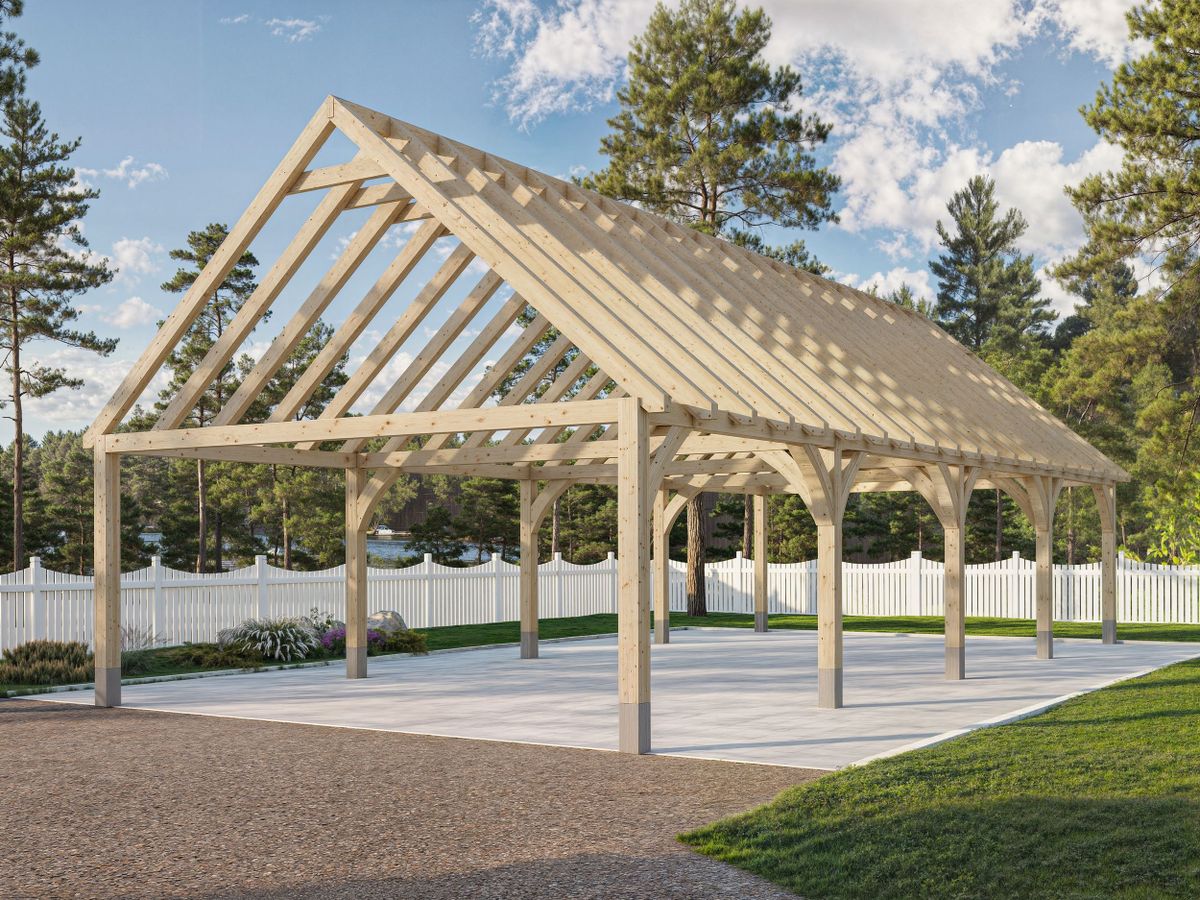 EastWood eiken zadeldak buitenverblijf Border