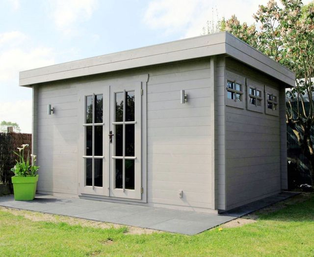 Foto der Azalp Blockhaus Ingmar 400x400 cm