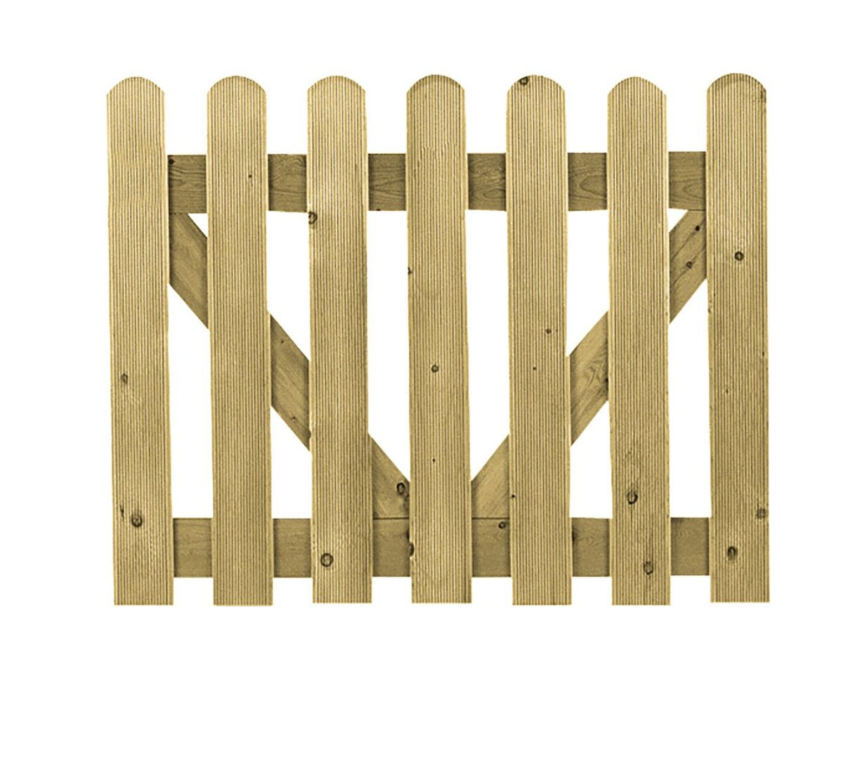 Azalp vurenhouten deur relief rond