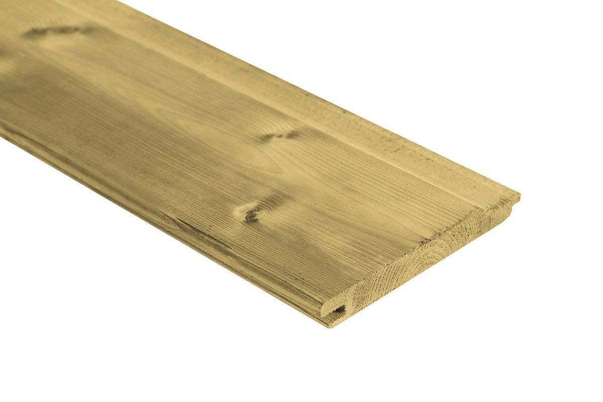 Azalp geïmpregneerde Vurenhouten gevelbekleding Rabat