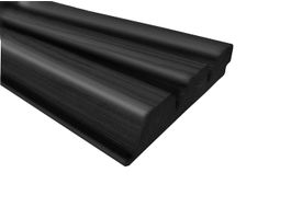 Azalp Vurenhouten Thermowood Triple Deluxe Rabat Zwart Foto van Azalp Vurenhouten Thermowood Triple Deluxe Rabat Zwart