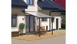 Palram - Canopia Olympia Aluminium Veranda grijs Foto van Palram - Canopia Olympia Aluminium Veranda grijs