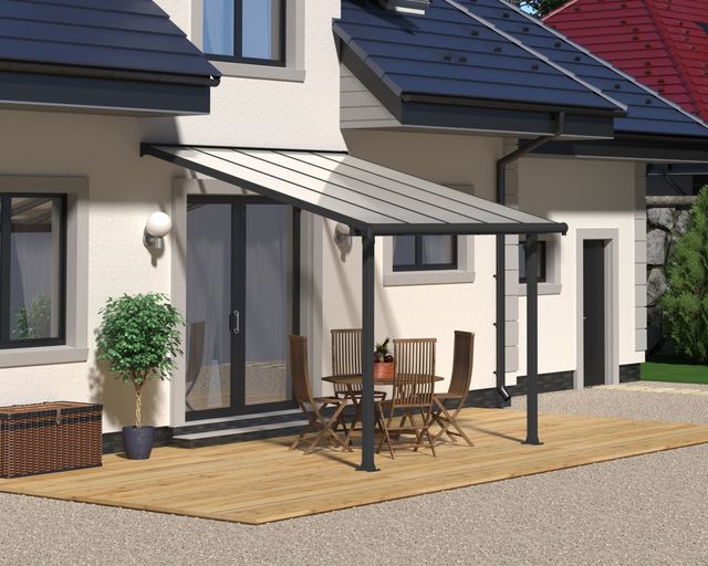 Palram - Canopia Olympia Aluminium Veranda grijs