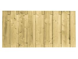 Azalp tuinscherm vurenhout recht verticaal Foto van Azalp tuinscherm vurenhout recht verticaal